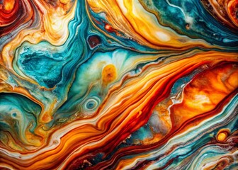 Abstract Marble Music Background: Dynamic Swirling Texture
