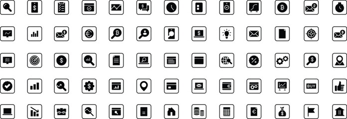 Management set of web icons in linear style. Project management icons for web and mobile app. Business, organisation management, planning, project, startup, marketing, teamwork. Vector illustration