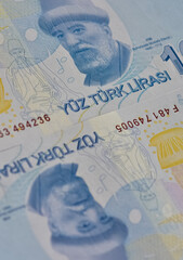 images of banknotes from various countries. turkish lira photos.