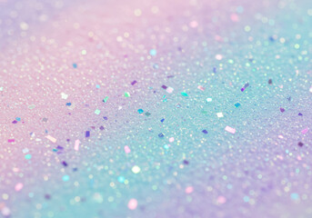 虹色のグリッター生地｜キラキラ輝くファンタジックな背景素材