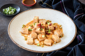 Marinated tofu cheese 