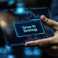 business concept on digital tablet