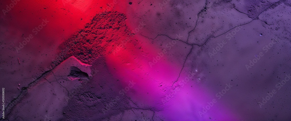 Poster red to purple gradient lighting shadow light in concrete surface texture background backdrop