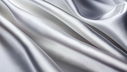 white fabric texture for background and design beautiful pattern of silk or linen