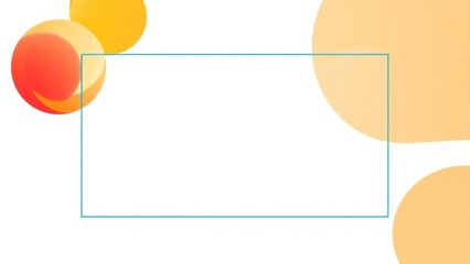 Presentation background in soft orange color