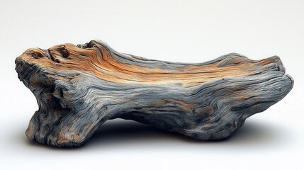 Driftwood Sculpture, Modern, Studio, Light