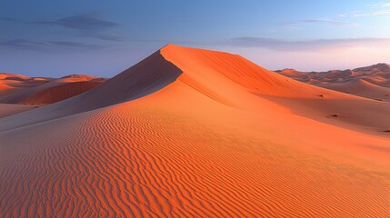Desert Dune Sunrise Landscape