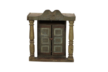 antique wooden door  Tudor Dollhouse In Dollhouse Furniture & Room 