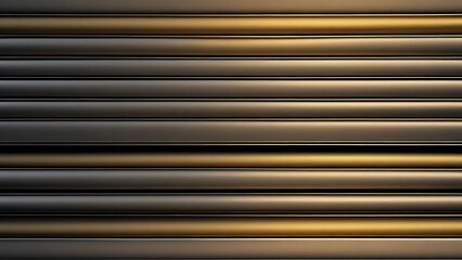 Abstract Metallic Texture: Gold and Gray Horizontal Stripes