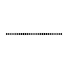 Border frame icon, divider horizontal line vector shape icon for decorative vintage doodle element for design in vector illustration