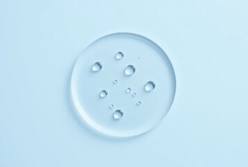 SilverRoundObjectwithHolesonLightBlueBackground_0