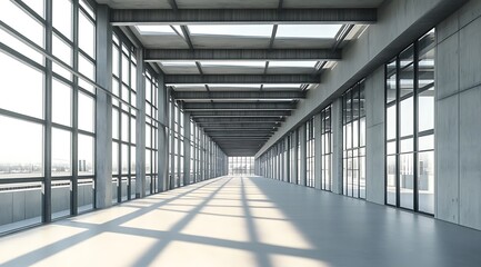 corridor in modern building