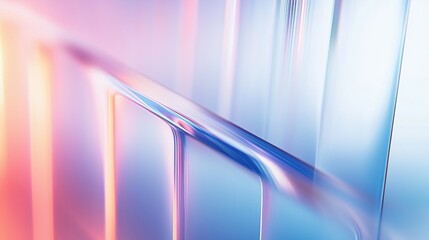 A clean, modern blue abstract background with subtle light reflections and smooth gradients, suitable for corporate designs, branding, and technology presentations