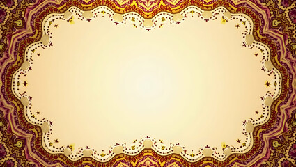 Serene Buddha Eyes Framed by Intricate Mandala Patterns: Sacred Space for Vesak Messages with Copy Space on the Left - Perfect Photo Stock Concept