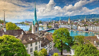 Fototapeta premium view of the city of kotor
