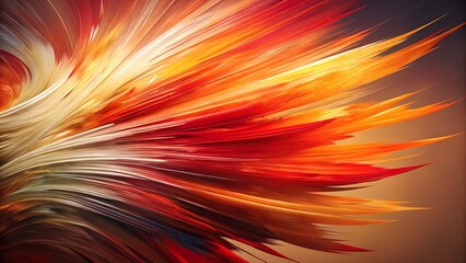 A powerful explosion of fiery orange and red energy, symbolizing strength, intensity, and motion. Perfect for action, power, and digital backgrounds.