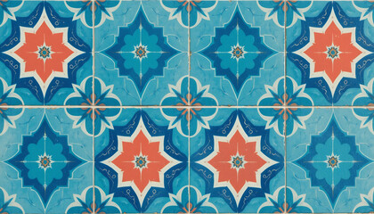Fototapeta premium Moroccan Tile Pattern for Vibrant Interiors