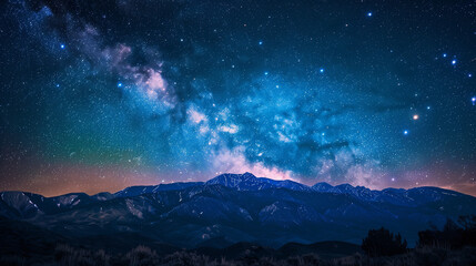 Naklejka premium starry night sky