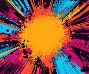 Colorful cartoon background