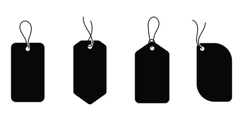 Price tag icons set. Tag icon vector. Shopping sale price tag icon with editable vector format.