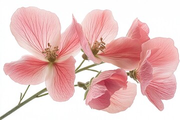 Naklejka premium Many different coloring flowers in the summer isolated on white background