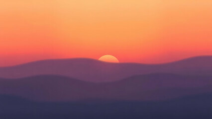 Fototapeta premium Soft Sunset Gradient Background for Digital Design