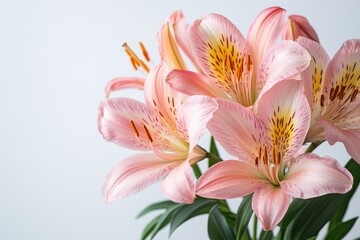 Naklejka premium Many different coloring flowers in the summer isolated on white background
