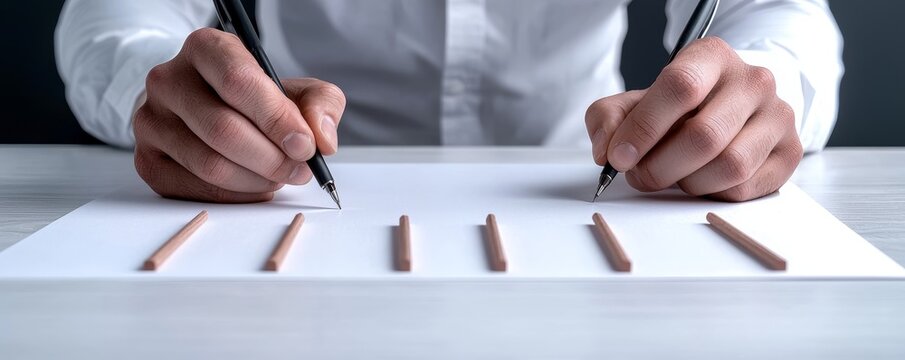 Drawing Parallelism Testing Visual Skills with Pencils and Focus on Precision for Accuracy and Attention to Detail