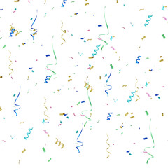 party streamers and confetti