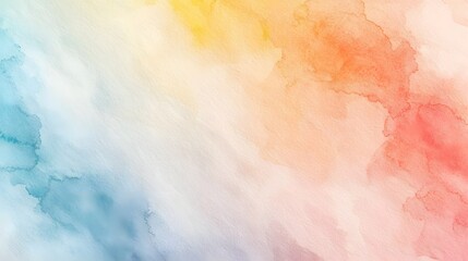 Fototapeta premium Soft Watercolor Texture with Gentle Color Transition