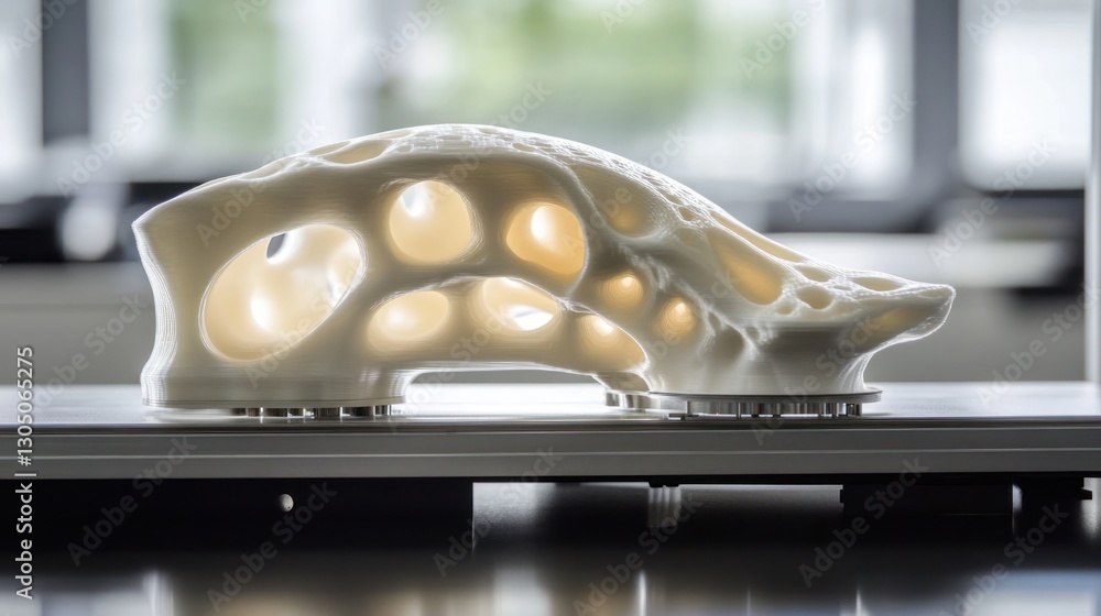Poster 3d printed architectural model in lab