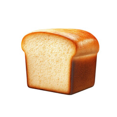 Golden Slice: A perfectly baked, golden slice of bread, showcasing a soft, airy interior, ready to be savored.