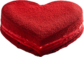 Delicious Red Velvet Heart Shaped Cake Romantic Dessert Valentine s Day Treat