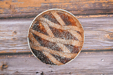 Pastiera Napoletana  is a traditional Italian dessert prepared for Easter festivity in Naples Campania region Italy