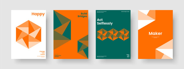 Modern Business Presentation Layout. Isolated Background Design. Geometric Brochure Template. Flyer. Report. Banner. Book Cover. Poster. Catalog. Brand Identity. Newsletter. Pamphlet. Magazine