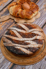 Pastiera Napoletana  is a traditional Italian dessert prepared for Easter festivity in Naples Campania region Italy