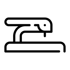 hole puncher line icon
