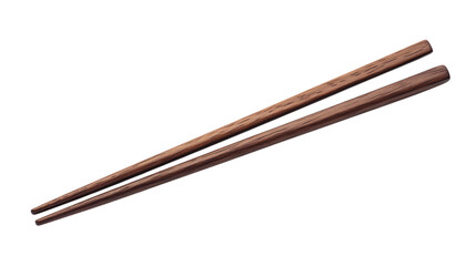chopsticks isolated on white