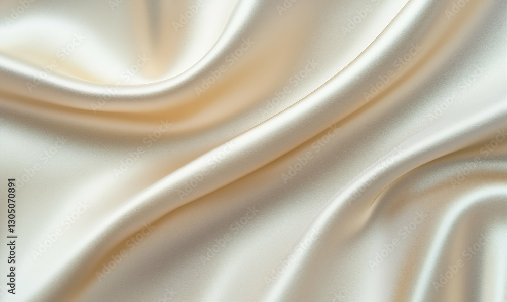 Aufkleber silk fabric texture background. abstract textile texture with smooth folds and waves