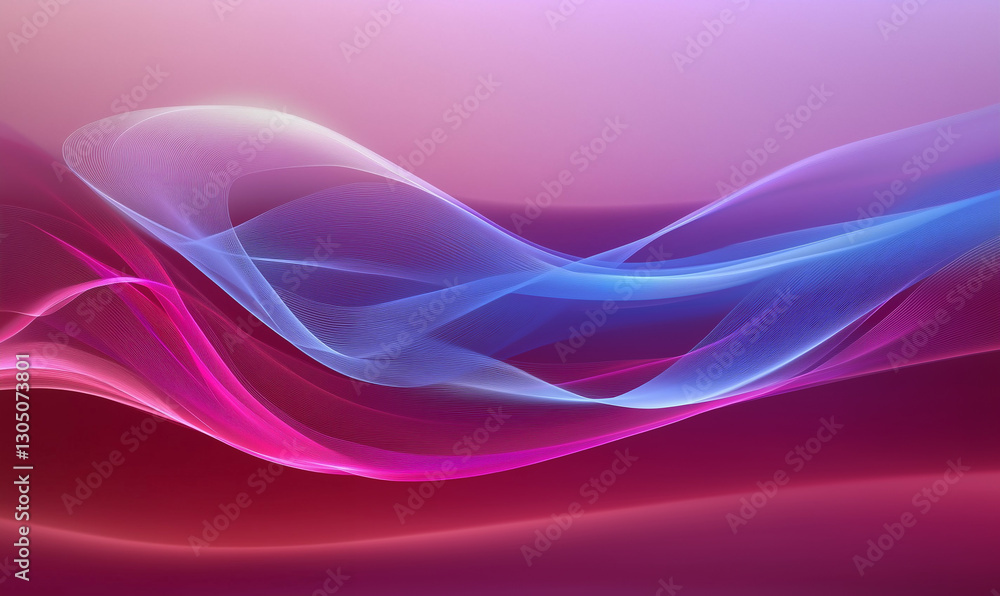 Poster abstract waves design graphic waves. abstract background with flowing waves in blue pink and white c