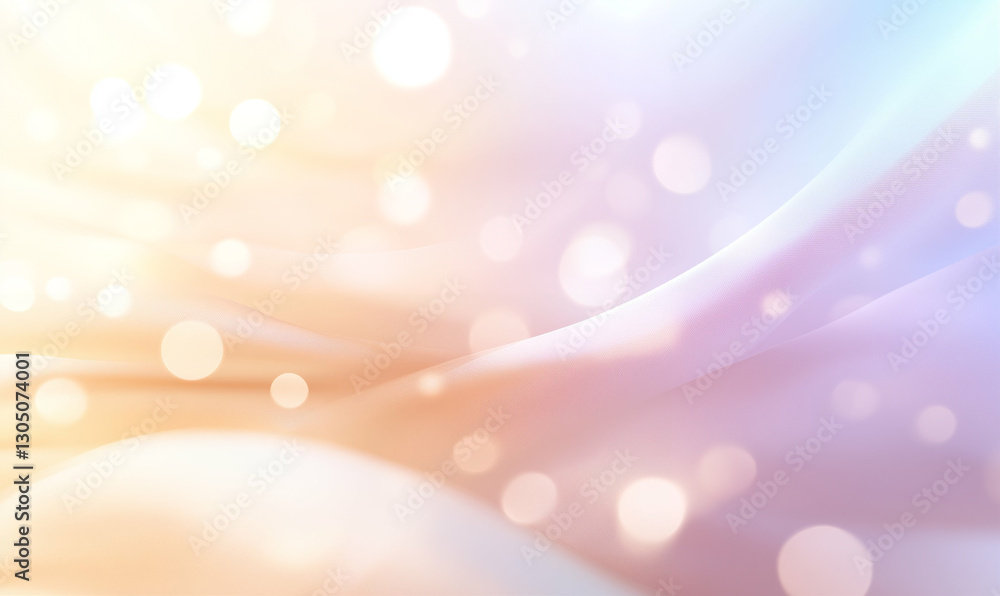 Poster abstract soft background with bokeh effect. gentle abstract background with smooth lines and bokeh. 