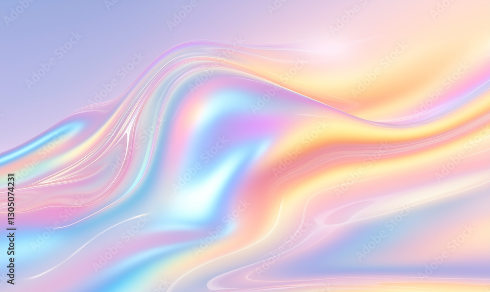 Poster abstract background with holographic texture. abstract iridescent holographic background with gradie