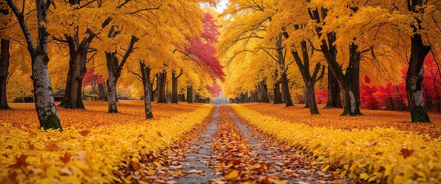 elegant yellow theme autumn season abstract background concept backdrop illustration cartoon