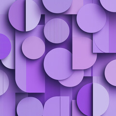  Purple Layered Circular Abstract Pattern
