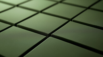 Green Textured Geometric Pattern