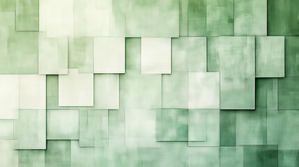 Green Textured Geometric Pattern