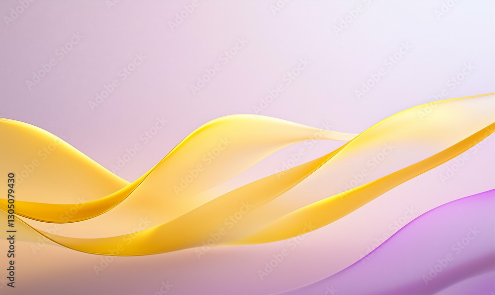 Poster abstract waves background. abstract waves with yellow and purple colors. abstract background with sm