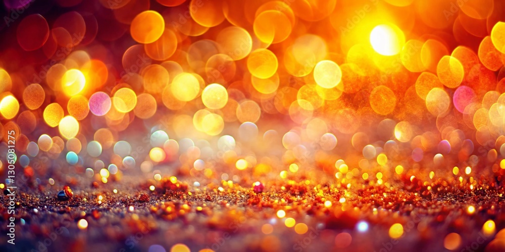 Poster bokeh background texture: abstract blurred lights and soft focus for design