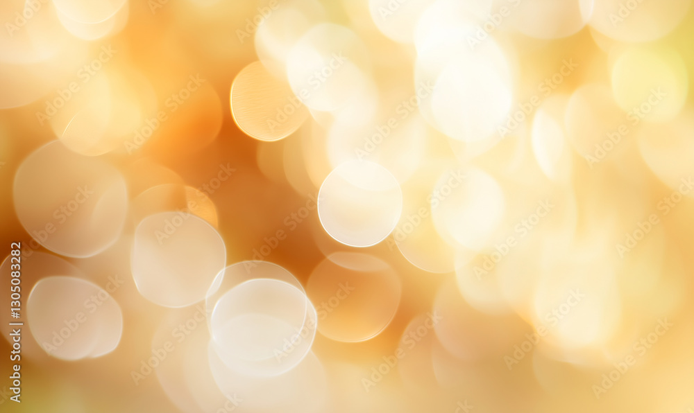Poster bokeh lights background with golden bokeh. abstract bokeh background with soft light and bokeh effec