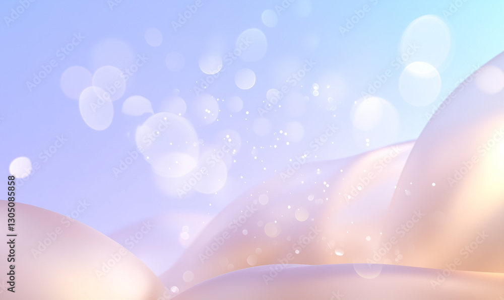 Poster bokeh background with soft pastel colors. bokeh lights create a dreamy and ethereal atmosphere. abst